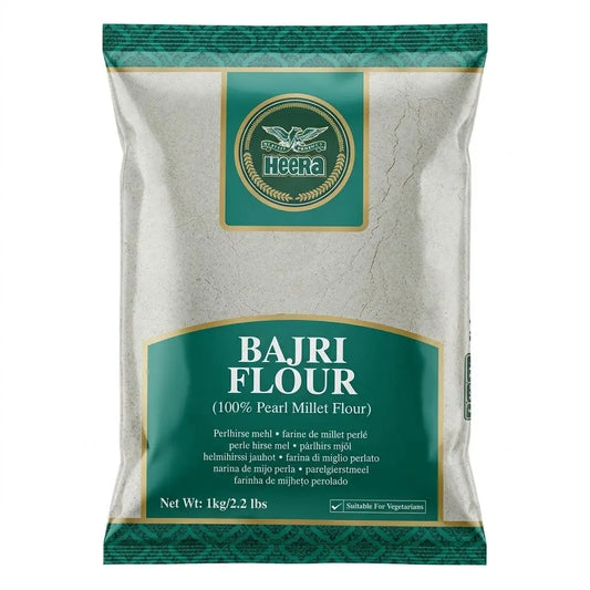 Heera Premium Bajri Flour (100% Pearl Millet Flour) – 1kg Spice Max Carlow