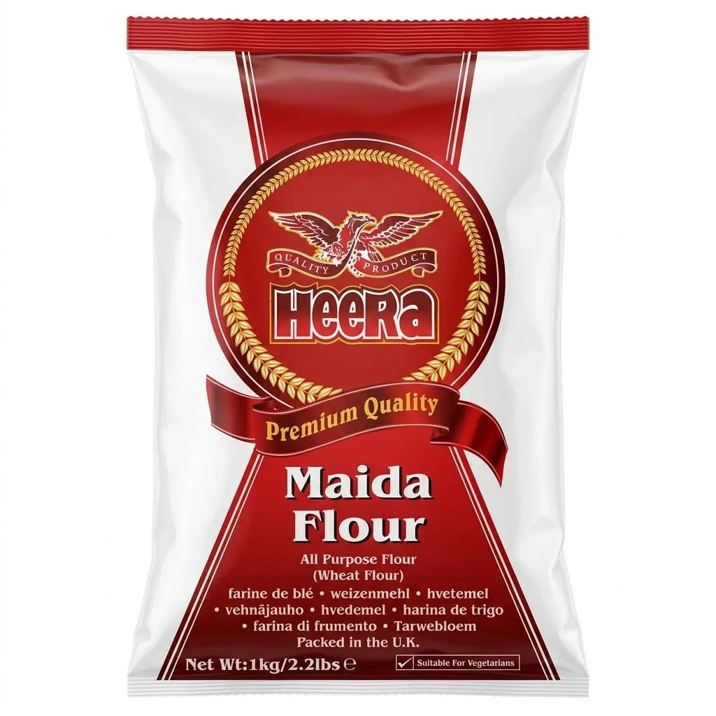 Heera Premium Maida Flour (All Purpose Wheat Flour) – 1kg Spice Max Carlow