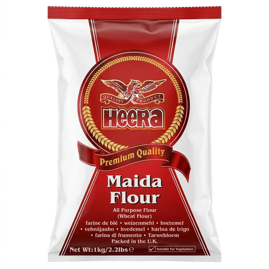 Heera Premium Maida Flour (All Purpose Wheat Flour) – 1kg Spice Max Carlow