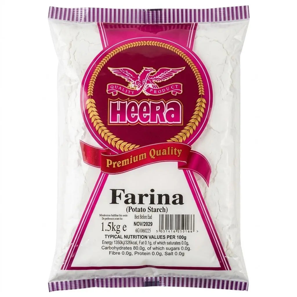 Heera Premium Farina (Potato Starch) – 1.5kg Spice Max Carlow
