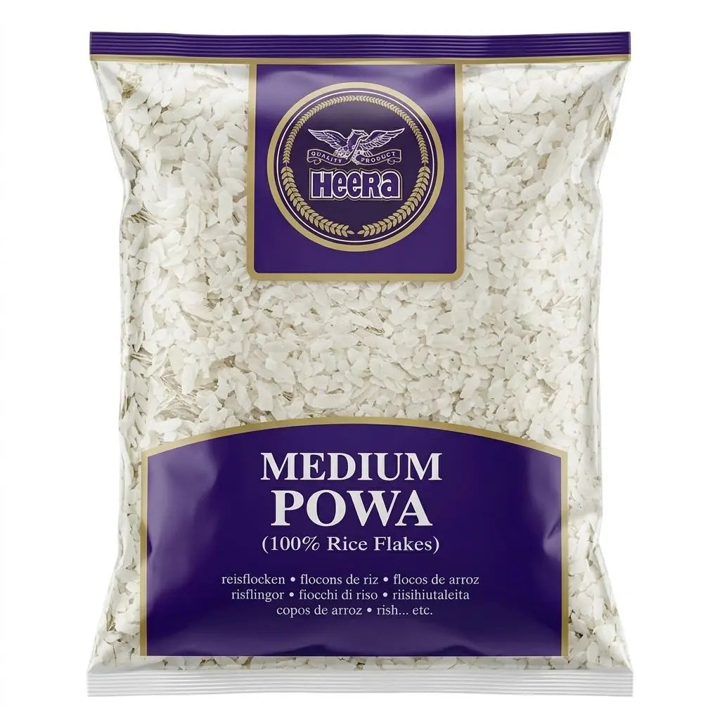 Heera Medium Powa (Rice Flakes) – 1kg Spice Max Carlow